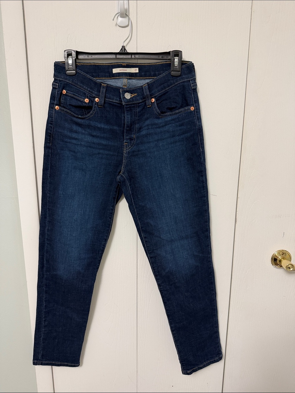 Levi's Dark Indigo Boyfriend Jeans